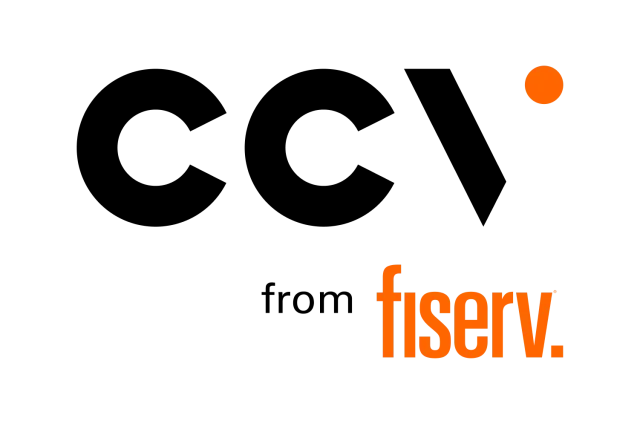 CCV from Fiserv logo vertical RGB