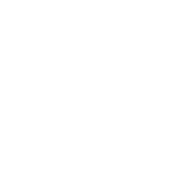 Iconen Q Vend Wit Voordelen Aansturing Cloud