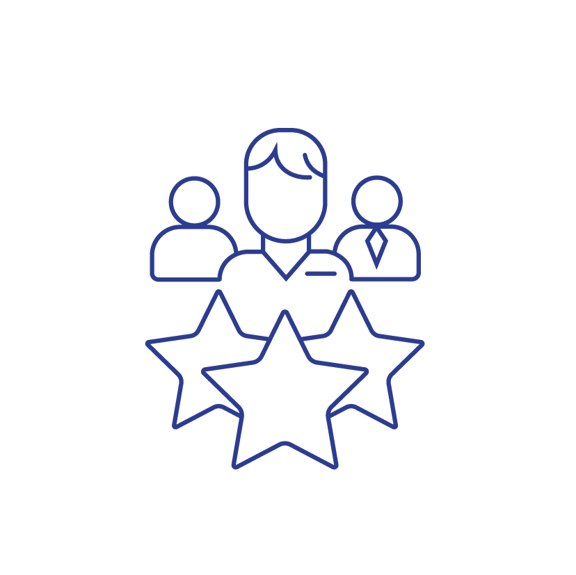 Icons Blauw Voordelen Ervaring