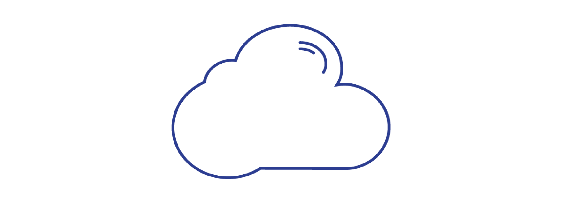 Icons Blauw Koppeling Cloud breed