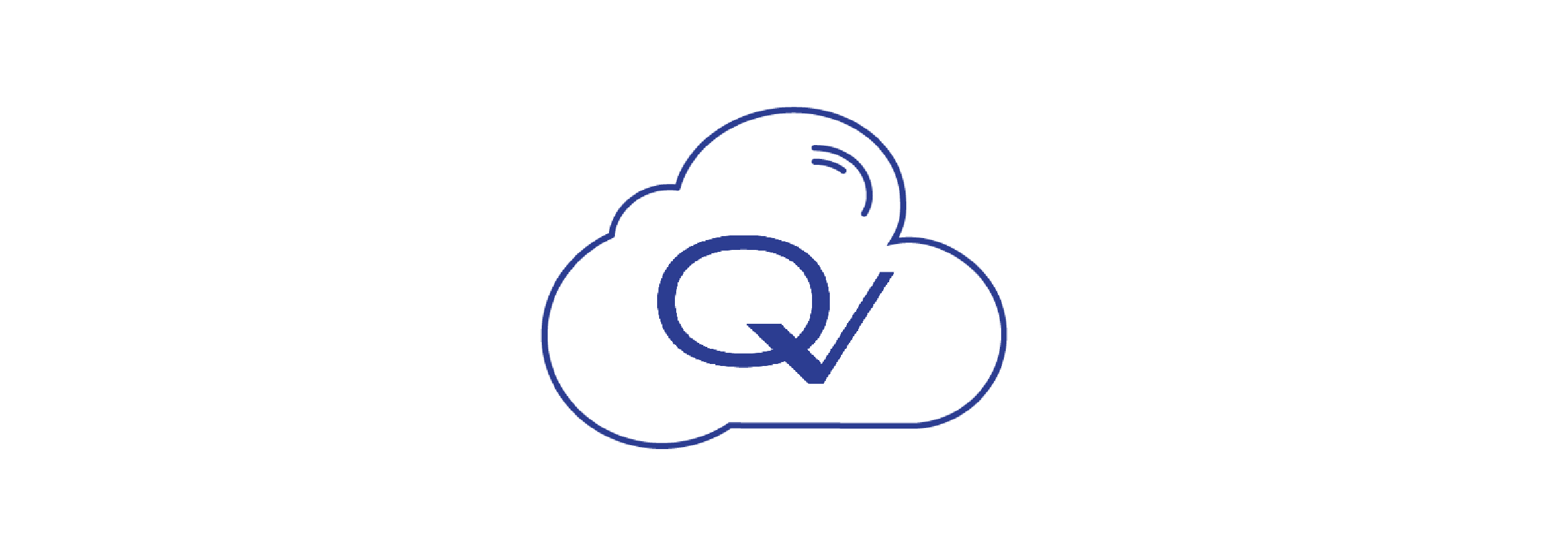 Icons Blauw Koppeling Cloud QV breed