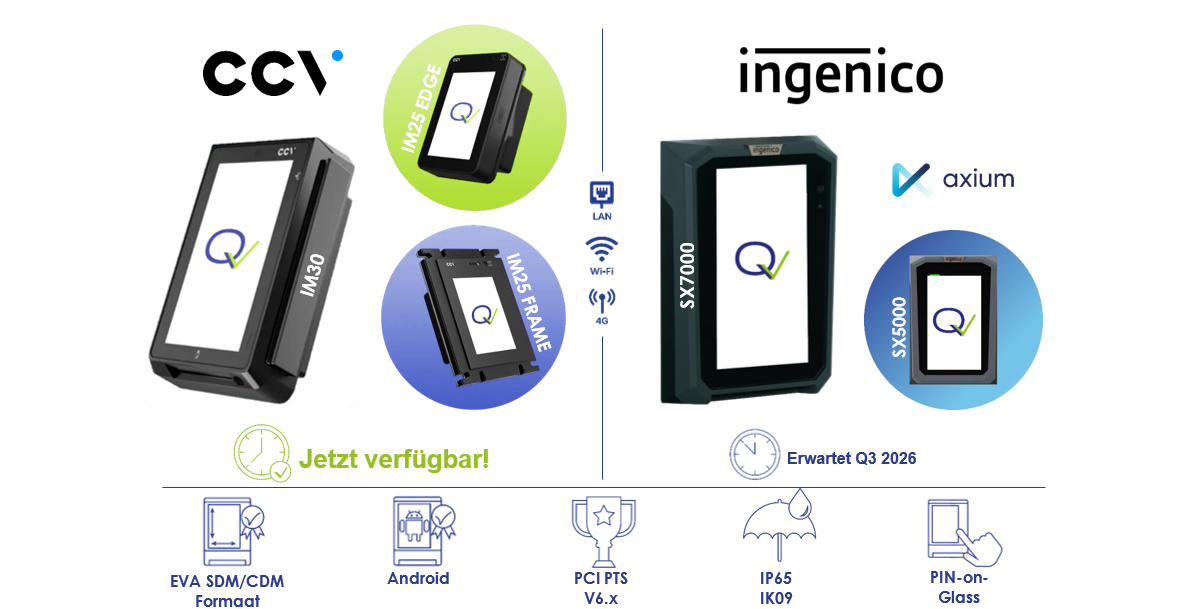 Opvolgers CCV Ingenico 1200 DE