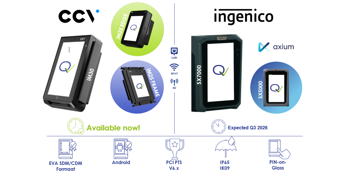 Opvolgers CCV Ingenico 1200 EN