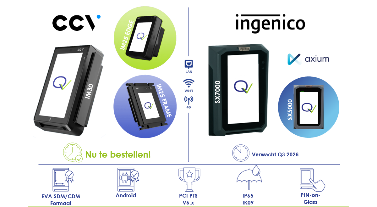 Opvolgers CCV Ingenico 1200