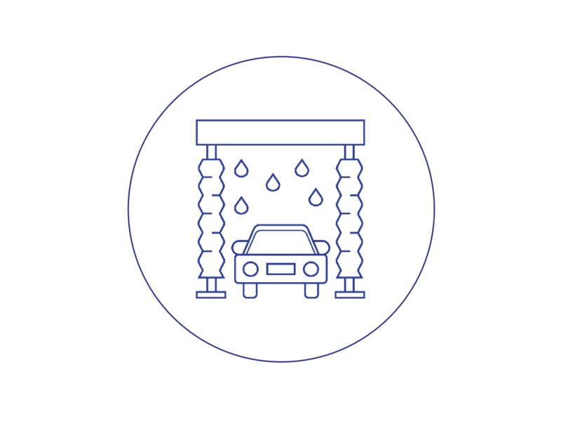 Iconen Q Vend Blauw Segment Carwash Cirkel 800x600