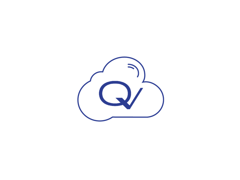 Icons Blauw Koppeling Cloud QV 800